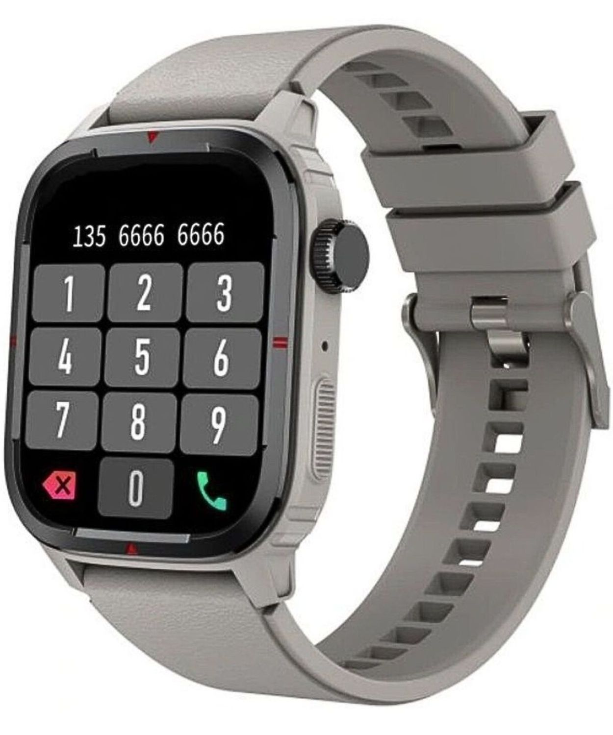 Smartwatch Hagen HC25 silver z rozmowami przez zegarek szary.jpg